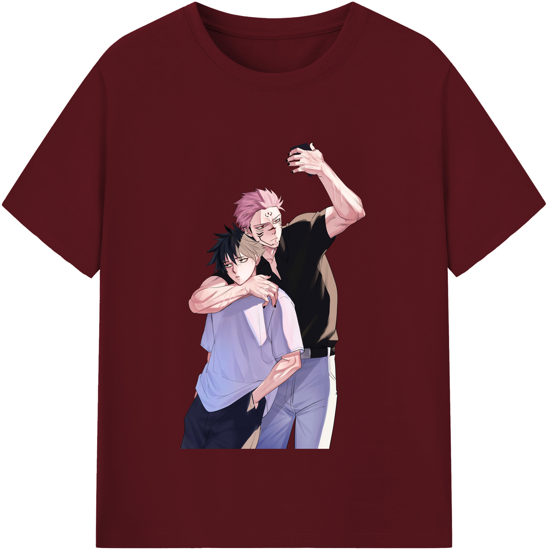 （画像用） 呪術廻戦 Jujutsu Kaisen 綿100％半袖Tシャツ（フロントプリント）